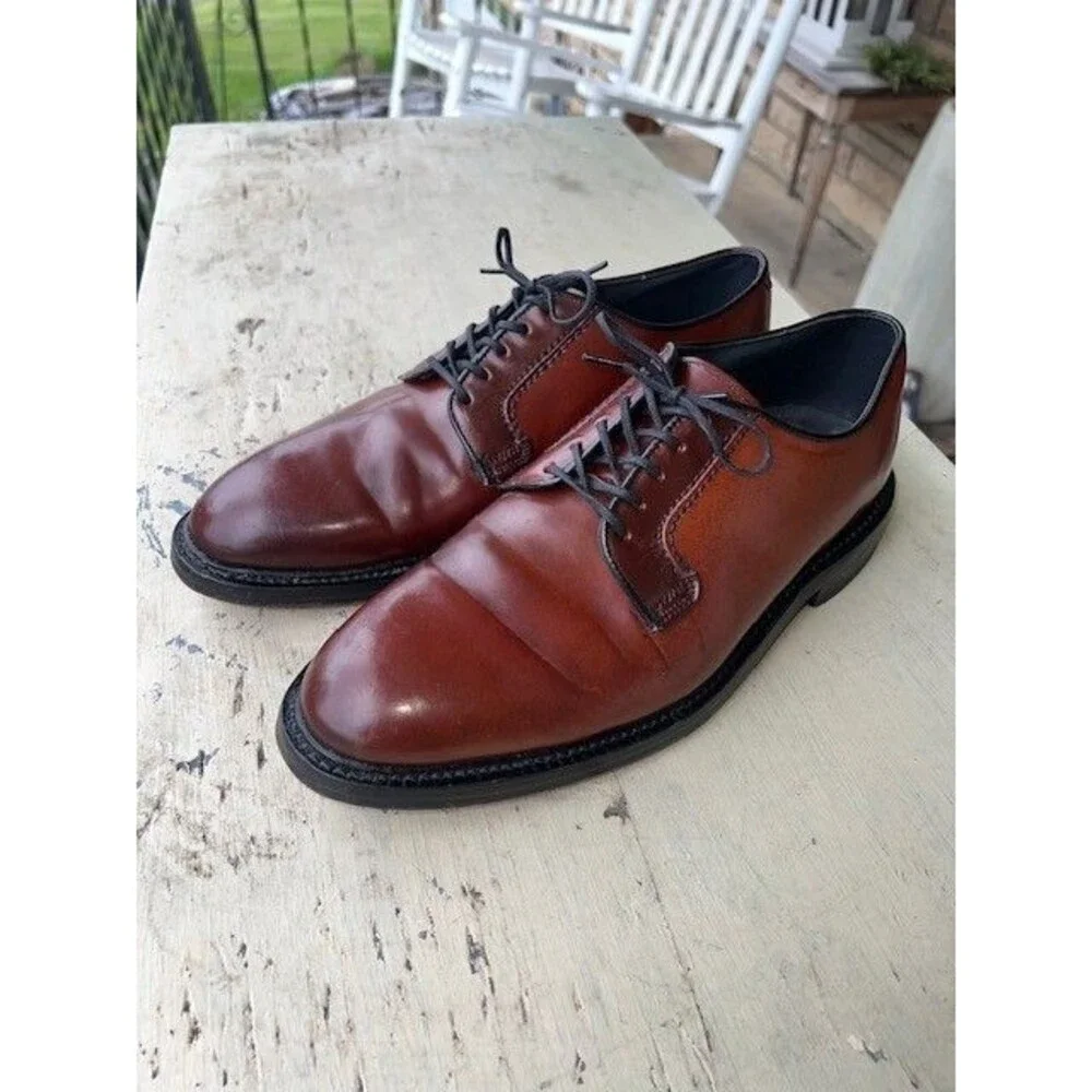 HANOVER (U.S.A.), Brown SHELL CORDOVAN Blucher (Derby), Circa 1980 Mn’s Sz 11E/C